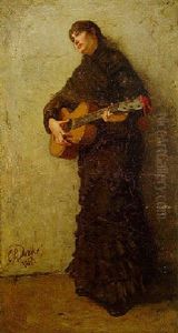 A Gitana by Carel Lodewijk Dake the Elder