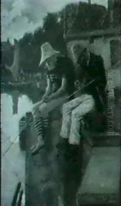 Two Fisherman At The Pier
