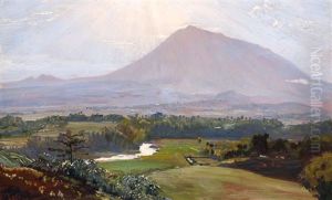 Landscape by Carel Lodewijk Dake the Younger