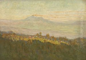Landscape by Carel Lodewijk Dake the Younger