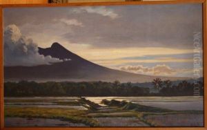 Zonsopkomst Gunung Gede, West Java