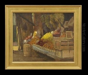 French Market, New Orleans by Carel Lodewijk Dake the Younger