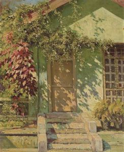 A House In The Garden by Carel Lodewijk Dake the Younger