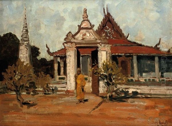 Bhoeddistische Monnik Pnom Penh - view 1