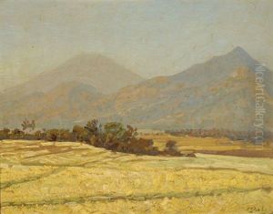 A Javanese Landscape by Carel Lodewijk Dake the Younger