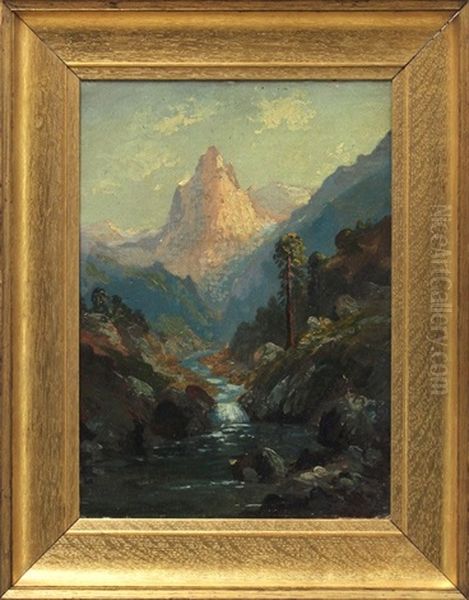 Mountain And River Landscape - view 1