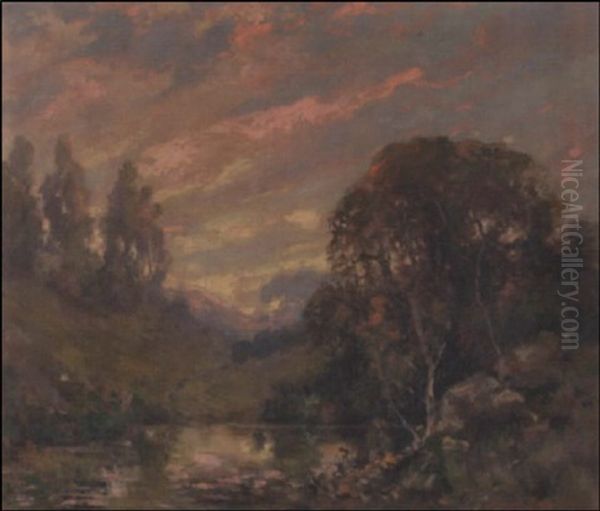 Landscape At Sunset - view 1