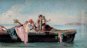 Da Frisio A Santa Lucia by Eduardo Dalbono