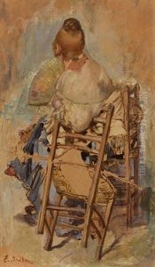 Mujer Sentada by Eduardo Dalbono