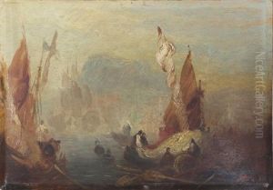 Nebbia Rosata A Napoli by Eduardo Dalbono