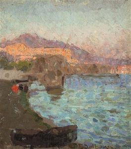 Marina Di Napoli by Eduardo Dalbono