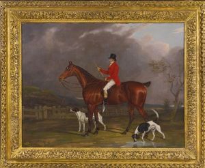 A Huntsman And Hounds by David of York Dalby