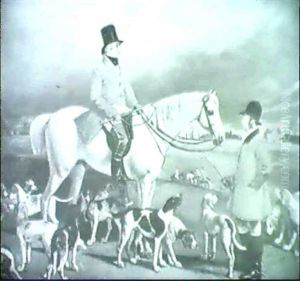 Henry John Conyers Esq., Of Copt Hall, Epping, Essex, Mounted On A Grey, With Jem Morgan, Huntsman, And Hounds... by David of York Dalby
