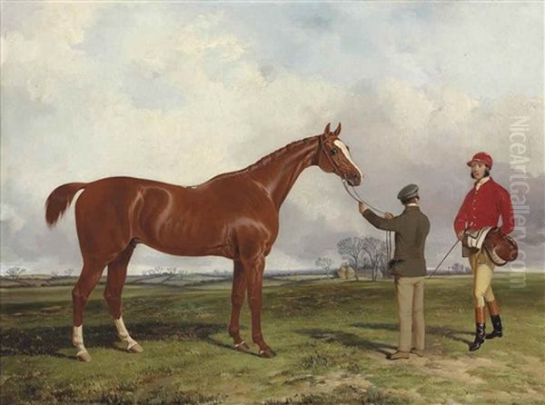 Colonel White's Kildare Before The Kilrue Cup, Dublin, 1852 - view 1