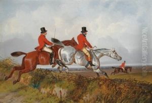 Clearing The Bank; And Crossing The Road (pair) by John Dalby