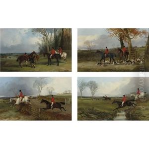 Mounting At Covertside (+ 3 Others; 4 Works) by John Dalby