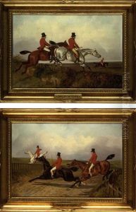 Clearing The Bank (+ Crossing The Road; Pair) by John Dalby