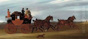 The York To Hull Mail Coach by Joshua Dalby
