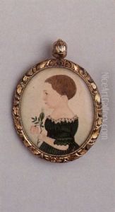 Young Child In Green Dress With Exquisite Lace Collar, Rose Blossom And Rosebud: A Portrait Of Frederick H. Waste Young Child In Green Dress With Exquisite Lace Collar, Rose Blossom And Rosebud: A Portrait Of Frederick H. Waste