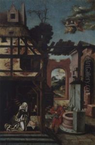Die Geburt Christi by Cornelis Van Dalem
