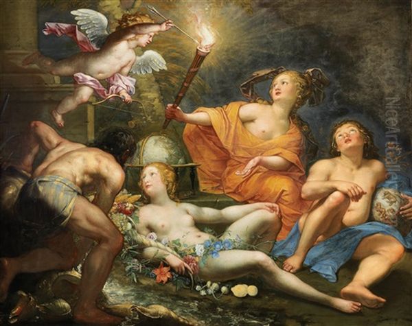 An Allegory Of The Four Elements - view 1