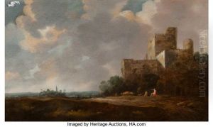 Landscape With Castle by Dirk Dalens the Elder