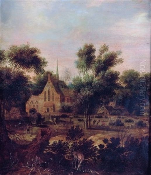 Vue De L'entree D'un Village - view 1