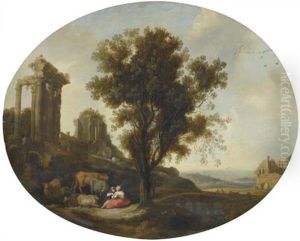 Arkadische Landschaft by Dirk Dalens the Elder