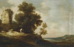Landschaft Mit Ruine by Dirk Dalens the Elder