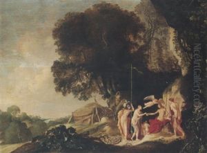 The Judgement Of Paris by Dirk Dalens the Elder
