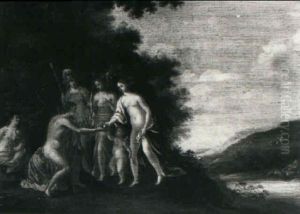 The Judgement Of Paris by Dirk Dalens the Elder