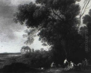 Arkadische Landschaft Mit Hirten
