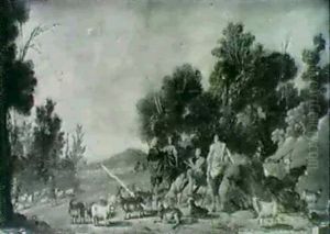Scene Pastorale by Dirk Dalens the Younger