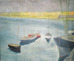 Bateaux Dans L'estuaire