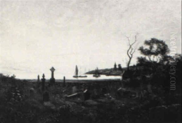 Presbyterian Cemetery By A Coastal Village - view 1