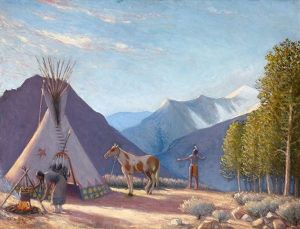 The Invocation Of The Rising Sun by Cyrus Edwin Dallin