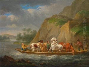 Uberfuhr by Johann Baptist Dallinger von Dalling the Younger