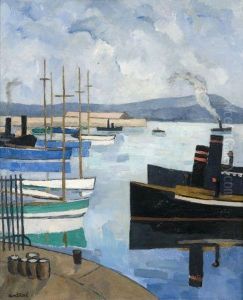Le Port De Toulon by Louis Robert Antral