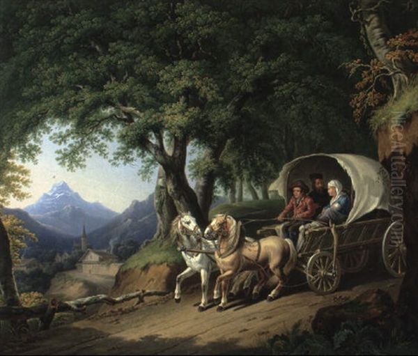 Landschaft Mit Reisewagen - view 1