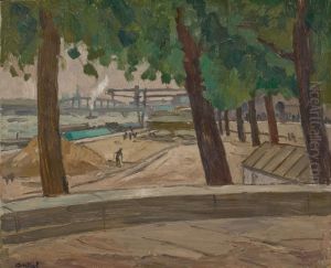 Bords De Seine by Louis Robert Antral