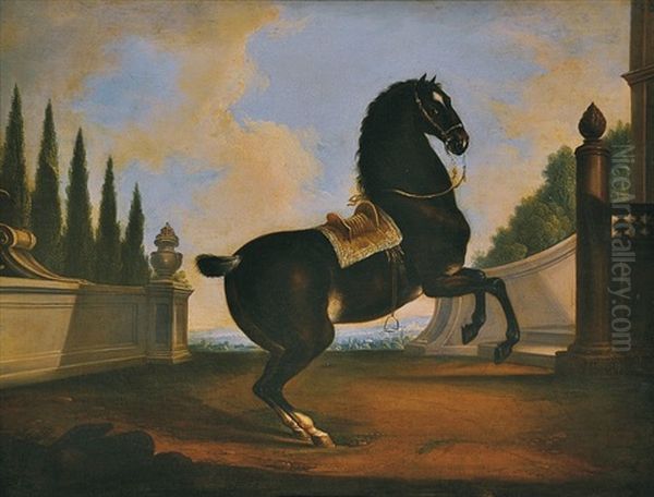 Saddled Horse (+ The Horse Jumping; Pair) - view 1