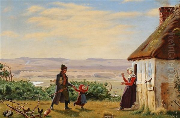A Return From The Market - view 1