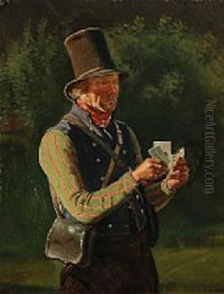 A Mailman Delivering Letters - view 1