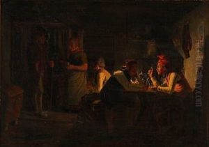 Interior With People Talking