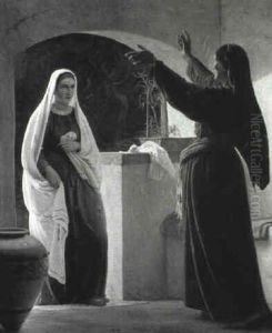 Marias Besig Hos Elisabeth by Christen Dalsgaard