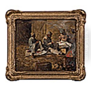 Hod Carriers At Lunch by Matthew A. Daly