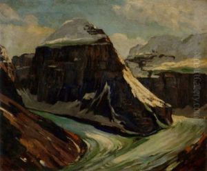 Mount Lefroy And Victoria Glacier, Alberta