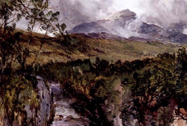 Herbstliche Flusslandschaft - view 1