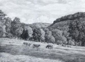 Pasture Views And Cattle by Owen Dalziel