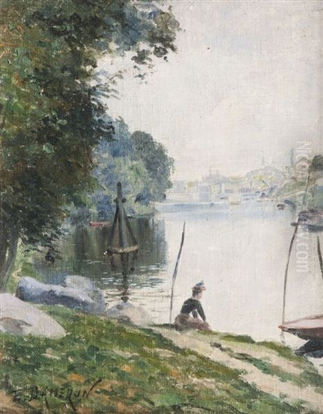 Personnage Pres De La Seine - view 1